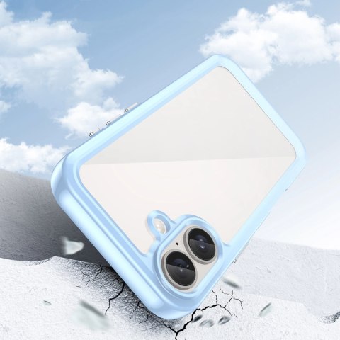 Etui Outer Space Case z żelową ramką do iPhone 16 - niebieskie Etui Outer Space Case z żelową ramką do iPhone 16 - niebieskie