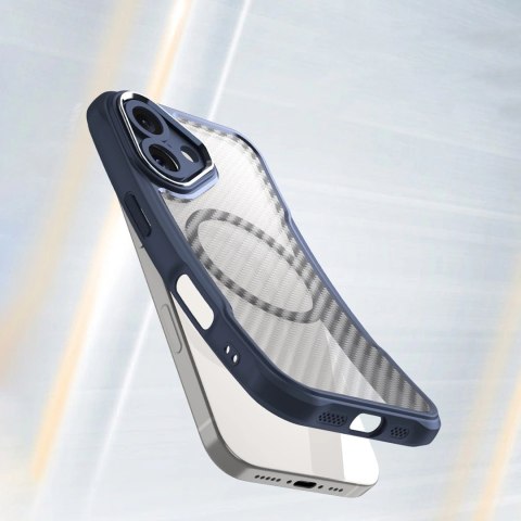 Etui silikonowe Leading Series MagSafe do iPhone 16 Plus - niebieskie Etui silikonowe Leading Series MagSafe do iPhone 16 Plus - niebieskie