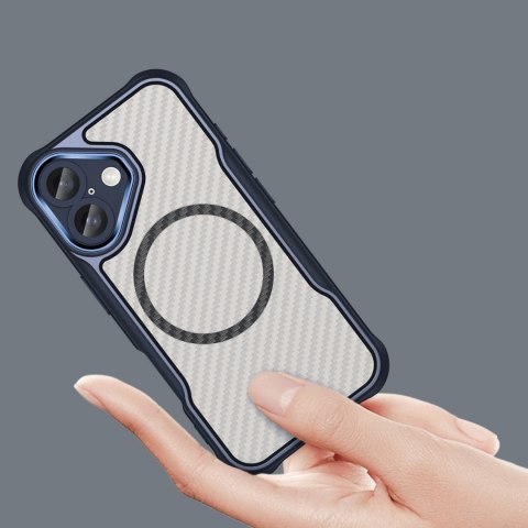 Etui silikonowe Leading Series MagSafe do iPhone 16 Plus - niebieskie Etui silikonowe Leading Series MagSafe do iPhone 16 Plus - niebieskie