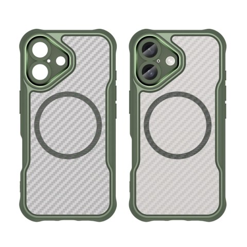 Etui silikonowe Leading Series MagSafe do iPhone 16 Plus - zielone Etui silikonowe Leading Series MagSafe do iPhone 16 Plus - zielone