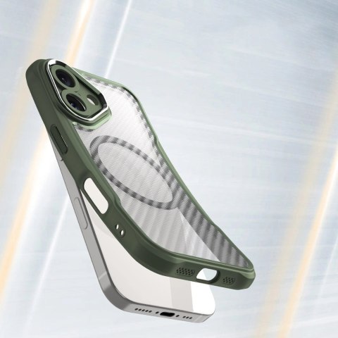 Etui silikonowe Leading Series MagSafe do iPhone 16 Plus - zielone Etui silikonowe Leading Series MagSafe do iPhone 16 Plus - zielone