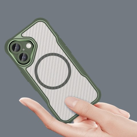 Etui silikonowe Leading Series MagSafe do iPhone 16 Plus - zielone Etui silikonowe Leading Series MagSafe do iPhone 16 Plus - zielone