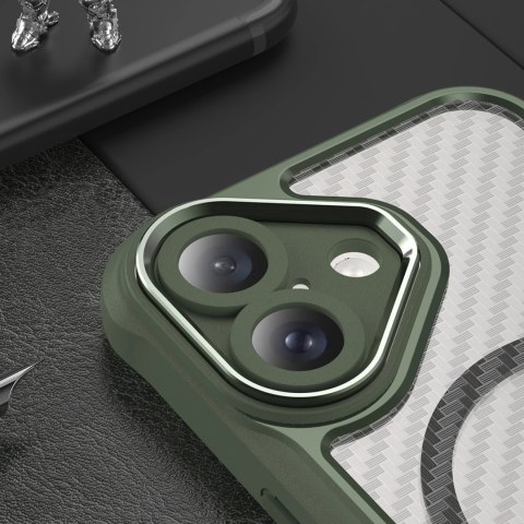 Etui silikonowe Leading Series MagSafe do iPhone 16 Plus - zielone Etui silikonowe Leading Series MagSafe do iPhone 16 Plus - zielone