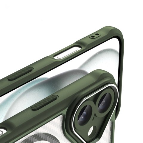 Etui silikonowe Leading Series MagSafe do iPhone 16 Plus - zielone Etui silikonowe Leading Series MagSafe do iPhone 16 Plus - zielone