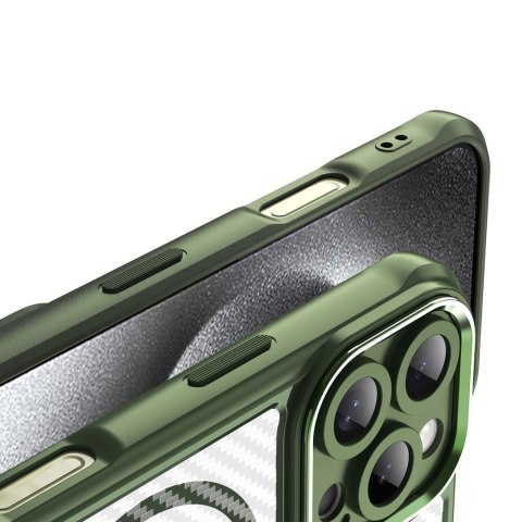 Etui silikonowe Leading Series MagSafe do iPhone 16 Pro Max - zielone Etui silikonowe Leading Series MagSafe do iPhone 16 Pro Max - zielone