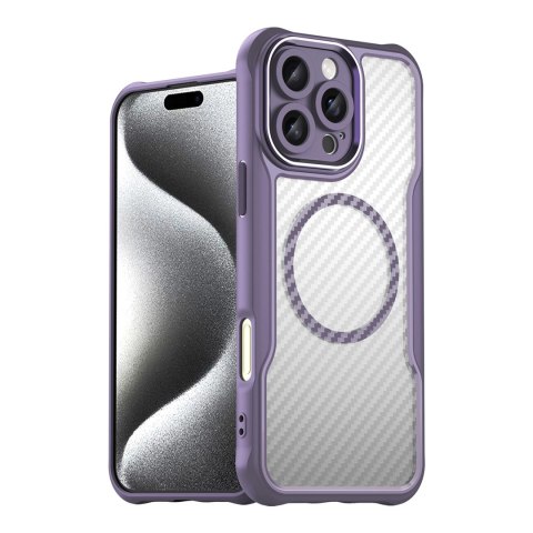Etui silikonowe Leading Series MagSafe do iPhone 16 Pro - fioletowe Etui silikonowe Leading Series MagSafe do iPhone 16 Pro - fioletowe