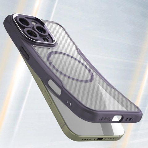 Etui silikonowe Leading Series MagSafe do iPhone 16 Pro - fioletowe Etui silikonowe Leading Series MagSafe do iPhone 16 Pro - fioletowe