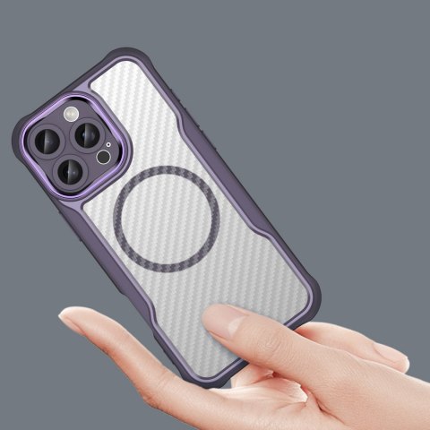 Etui silikonowe Leading Series MagSafe do iPhone 16 Pro - fioletowe Etui silikonowe Leading Series MagSafe do iPhone 16 Pro - fioletowe
