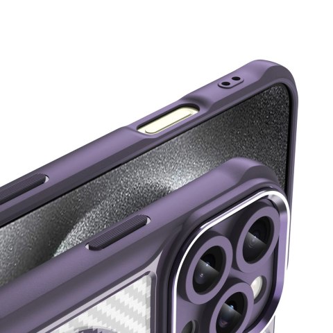 Etui silikonowe Leading Series MagSafe do iPhone 16 Pro - fioletowe Etui silikonowe Leading Series MagSafe do iPhone 16 Pro - fioletowe