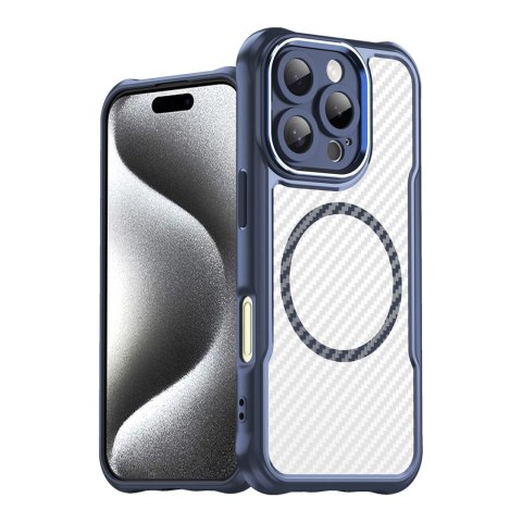 Etui silikonowe Leading Series MagSafe do iPhone 16 Pro - niebieskie Etui silikonowe Leading Series MagSafe do iPhone 16 Pro - niebieskie