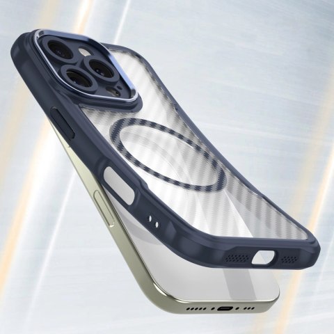 Etui silikonowe Leading Series MagSafe do iPhone 16 Pro - niebieskie Etui silikonowe Leading Series MagSafe do iPhone 16 Pro - niebieskie
