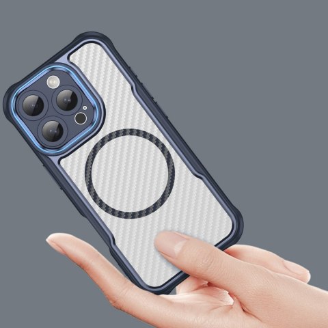 Etui silikonowe Leading Series MagSafe do iPhone 16 Pro - niebieskie Etui silikonowe Leading Series MagSafe do iPhone 16 Pro - niebieskie