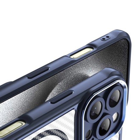 Etui silikonowe Leading Series MagSafe do iPhone 16 Pro - niebieskie Etui silikonowe Leading Series MagSafe do iPhone 16 Pro - niebieskie