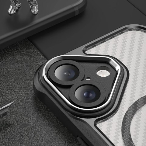 Etui silikonowe Leading Series MagSafe do iPhone 16 - czarne Etui silikonowe Leading Series MagSafe do iPhone 16 - czarne
