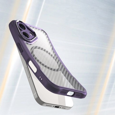 Etui silikonowe Leading Series MagSafe do iPhone 16 - fioletowe Etui silikonowe Leading Series MagSafe do iPhone 16 - fioletowe