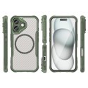 Etui silikonowe Leading Series MagSafe do iPhone 16 - zielone