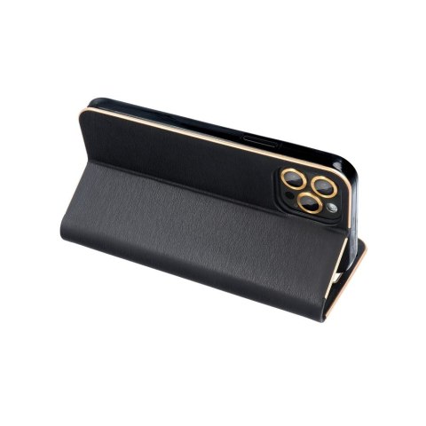 Kabura LUNA Book Gold do XIAOMI Redmi Note 14 4G (GLOBAL - 164,84mm x 78,15mm x 8,16mm) czarny Kabura LUNA Book Gold do XIAOMI Redmi Note 14 4G (GLOBAL - 164,84mm x 78,15mm x 8,16mm) czarny
