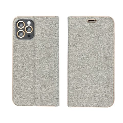Kabura LUNA Book Gold do XIAOMI Redmi Note 14 4G (GLOBAL - 164,84mm x 78,15mm x 8,16mm) srebrny Kabura LUNA Book Gold do XIAOMI Redmi Note 14 4G (GLOBAL - 164,84mm x 78,15mm x 8,16mm) srebrny