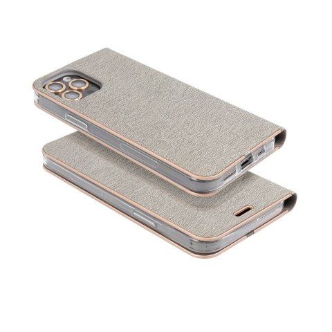 Kabura LUNA Book Gold do XIAOMI Redmi Note 14 4G (GLOBAL - 164,84mm x 78,15mm x 8,16mm) srebrny Kabura LUNA Book Gold do XIAOMI Redmi Note 14 4G (GLOBAL - 164,84mm x 78,15mm x 8,16mm) srebrny