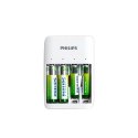 PHILIPS Czterokanałowa ładowarka do akumulatorów NiMH USB + 2xAA 1300mAh + 2xAAA 700mAh PHILIPS Czterokanałowa ładowarka do akumulatorów NiMH USB + 2xAA 1300mAh + 2xAAA 700mAh