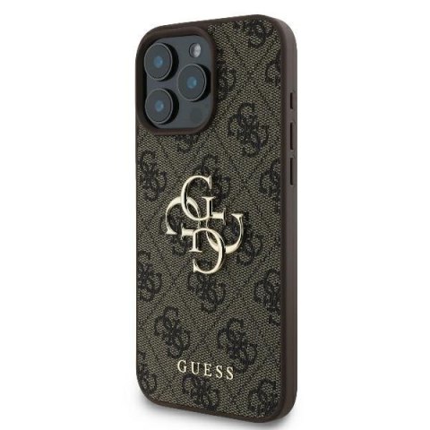 Guess nakładka 4G Big Logo do iPhone 16 Pro Max 6,9" GUHCP16X4GMGBR brązowa Guess nakładka 4G Big Logo do iPhone 16 Pro Max 6,9" GUHCP16X4GMGBR brązowa