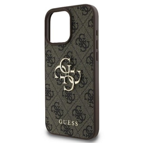 Guess nakładka 4G Big Logo do iPhone 16 Pro Max 6,9" GUHCP16X4GMGBR brązowa Guess nakładka 4G Big Logo do iPhone 16 Pro Max 6,9" GUHCP16X4GMGBR brązowa