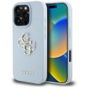 Guess nakładka Hardcase PU Grained Big 4G and Classic Logo do iPhone 16 Pro Max 6,9" Niebieska Guess nakładka Hardcase PU Grained Big 4G and Classic Logo do iPhone 16 Pro Max 6,9" Niebieska