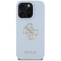 Guess nakładka Hardcase PU Grained Big 4G and Classic Logo do iPhone 16 Pro Max 6,9" Niebieska Guess nakładka Hardcase PU Grained Big 4G and Classic Logo do iPhone 16 Pro Max 6,9" Niebieska