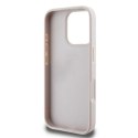 Guess nakładka Leather Metal Logo Strass Crossbody do iPhone 16 Pro Max 6,9" GUHCP16XP4TDSCPP różowa
