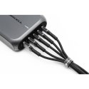 Kabel USB C do USB C Forcell F-Energy QC4.0 PD 5A 100W Cafule 1,2 m C260 czarny