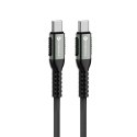Kabel USB C do USB C Forcell F-Energy QC4.0 PD 5A 240W Cafule 1,2 m C263 czarny