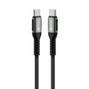 Kabel USB C do USB C Forcell F-Energy QC4.0 PD 5A 240W Cafule 1,2 m C263 czarny