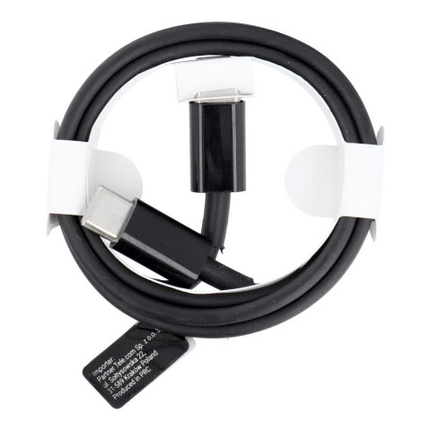 Kabel Typ C do Typ C PD 40W HD23 1 m czarny Kabel Typ C do Typ C PD 40W HD23 1 m czarny