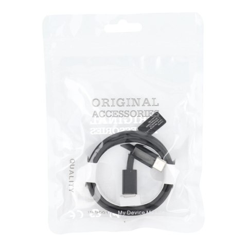 Kabel Typ C do Typ C PD 40W HD23 1 m czarny Kabel Typ C do Typ C PD 40W HD23 1 m czarny