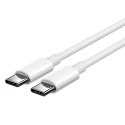 Kabel Typ C do Typ C PD 40W HD23 2 m biały Kabel Typ C do Typ C PD 40W HD23 2 m biały