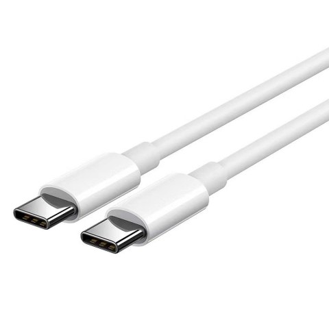 Kabel Typ C do Typ C PD 40W HD23 2 m biały Kabel Typ C do Typ C PD 40W HD23 2 m biały