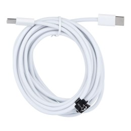 Kabel Typ C do Typ C PD QC3.0 3A 30W HD26 3 m biały