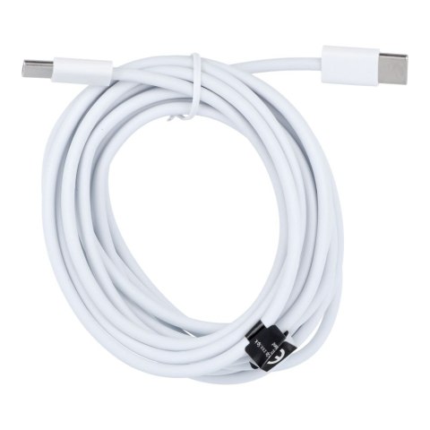 Kabel Typ C do Typ C PD QC3.0 3A 30W HD26 3 m biały Kabel Typ C do Typ C PD QC3.0 3A 30W HD26 3 m biały