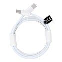 Kabel Typ C do Typ C PD QC3.0 3A 30W HD26 BOX 2 m biały Kabel Typ C do Typ C PD QC3.0 3A 30W HD26 BOX 2 m biały
