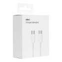 Kabel Typ C do Typ C PD QC3.0 3A 30W HD26 BOX 2 m biały Kabel Typ C do Typ C PD QC3.0 3A 30W HD26 BOX 2 m biały