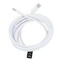 Kabel Typ C do Typ C PD QC3.0 3A 30W HD26 BOX 3 m biały Kabel Typ C do Typ C PD QC3.0 3A 30W HD26 BOX 3 m biały