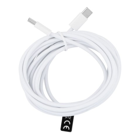 Kabel Typ C do Typ C PD QC3.0 3A 30W HD26 BOX 3 m biały Kabel Typ C do Typ C PD QC3.0 3A 30W HD26 BOX 3 m biały