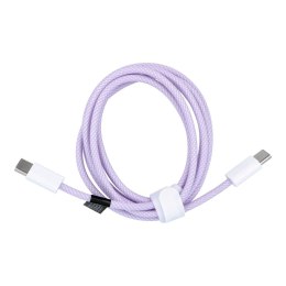 Kabel Typ C do Typ C PD QC3.0 3A 60W C263 1,5 m fioletowy