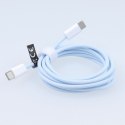 Kabel Typ C do Typ C PD QC3.0 3A 60W C263 1,5 m niebieski Kabel Typ C do Typ C PD QC3.0 3A 60W C263 1,5 m niebieski