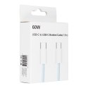 Kabel Typ C do Typ C PD QC3.0 3A 60W C263 1,5 m niebieski Kabel Typ C do Typ C PD QC3.0 3A 60W C263 1,5 m niebieski