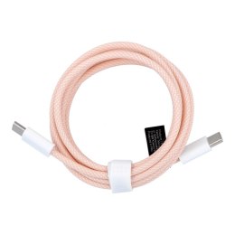 Kabel Typ C do Typ C PD QC3.0 3A 60W C263 1,5 m różowy