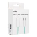 Kabel Typ C do Typ C PD QC3.0 3A 60W C263 1,5 m zielony Kabel Typ C do Typ C PD QC3.0 3A 60W C263 1,5 m zielony