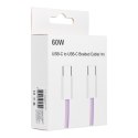 Kabel Typ C do Typ C PD QC3.0 3A 60W C263 1 m fioletowy Kabel Typ C do Typ C PD QC3.0 3A 60W C263 1 m fioletowy