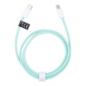 Kabel Typ C do Typ C PD QC3.0 3A 60W C263 1 m zielony Kabel Typ C do Typ C PD QC3.0 3A 60W C263 1 m zielony