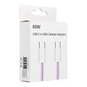 Kabel Typ C do Typ C PD QC3.0 3A 60W C263 2 m fioletowy Kabel Typ C do Typ C PD QC3.0 3A 60W C263 2 m fioletowy